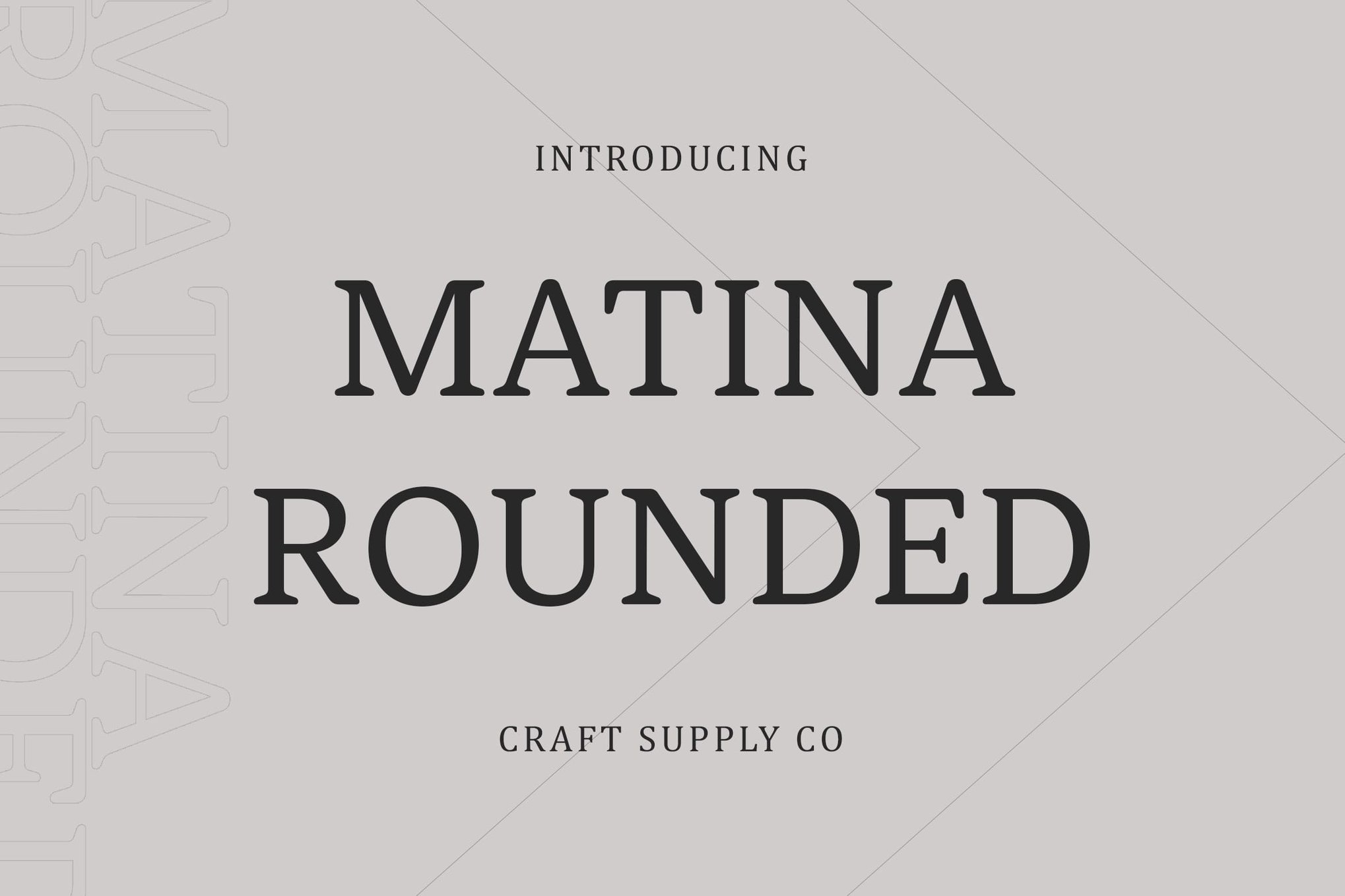 Matina Rounded - Professional Rounded Serif Font
