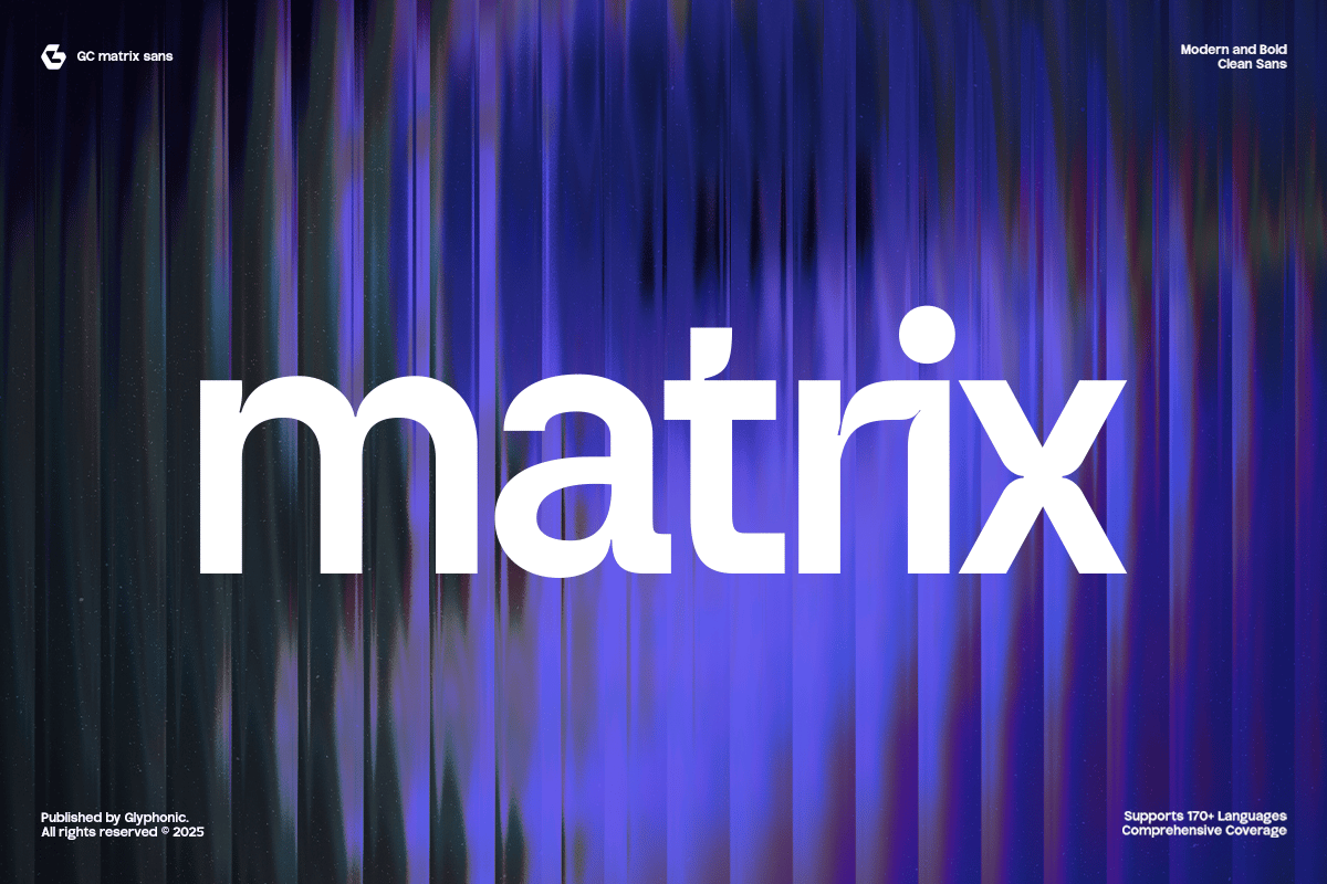 Matrix - Modern Logo Font