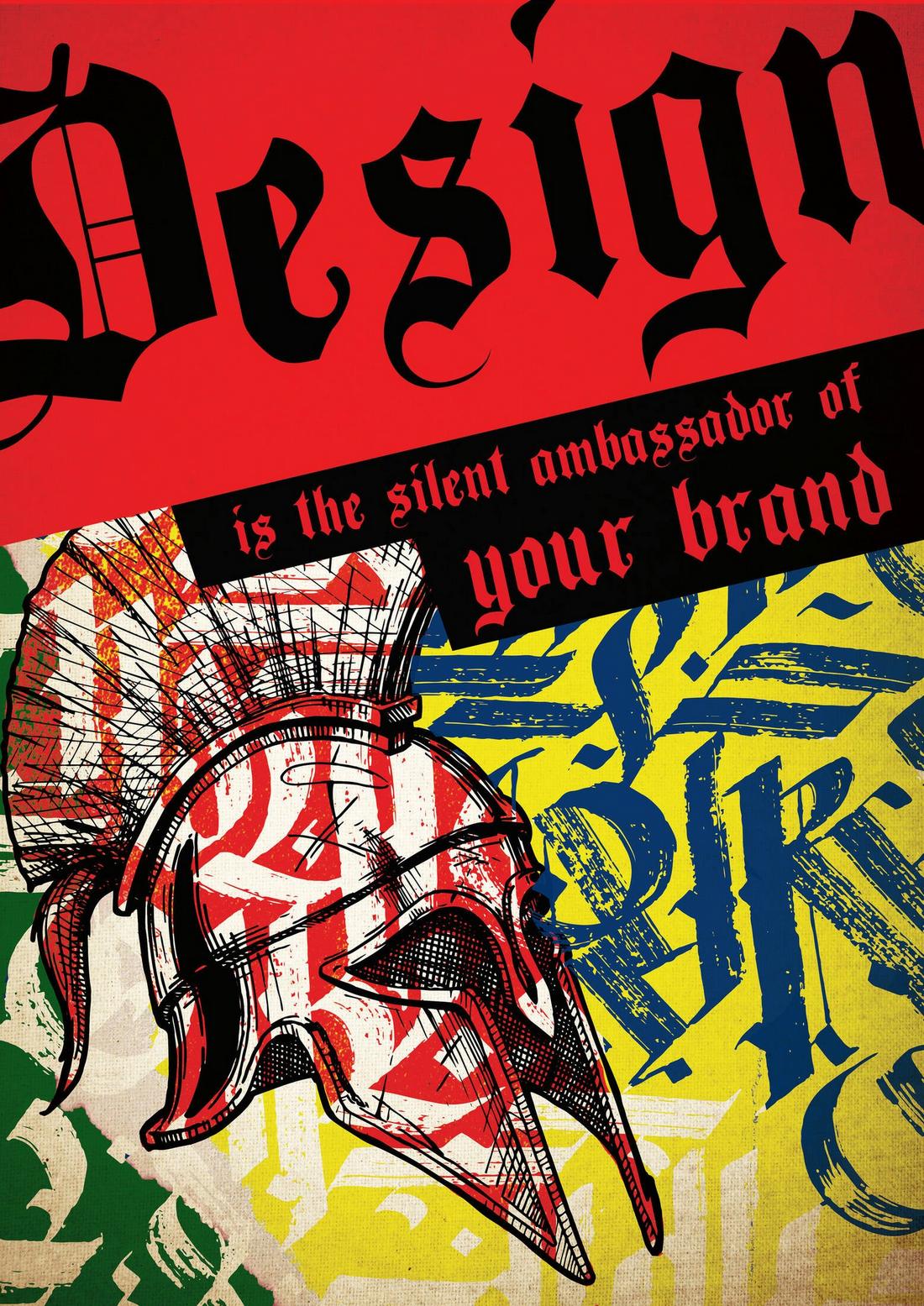 maximalist poster Attention and Retention