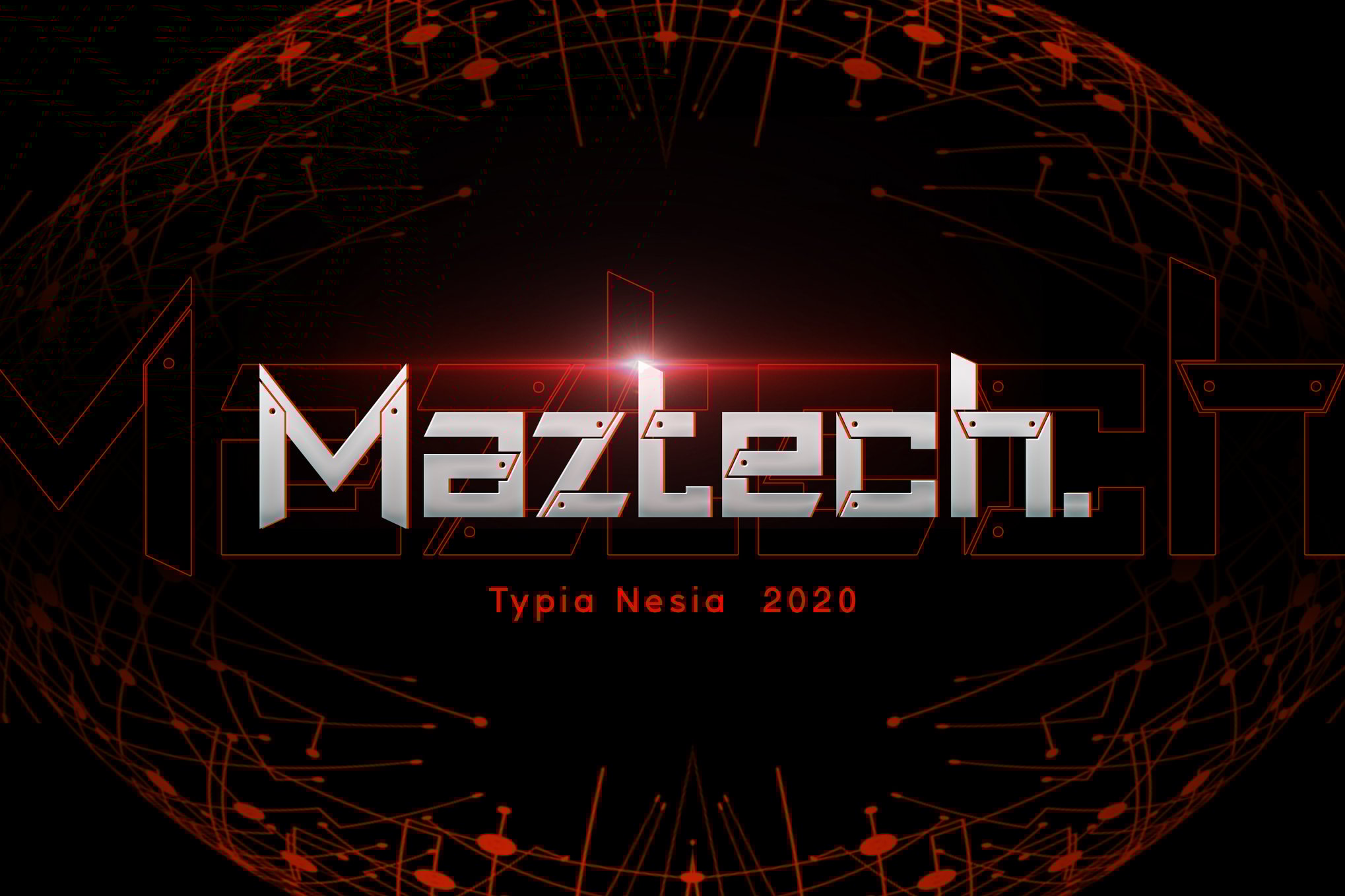 Maztech - Military Style Robotic Font
