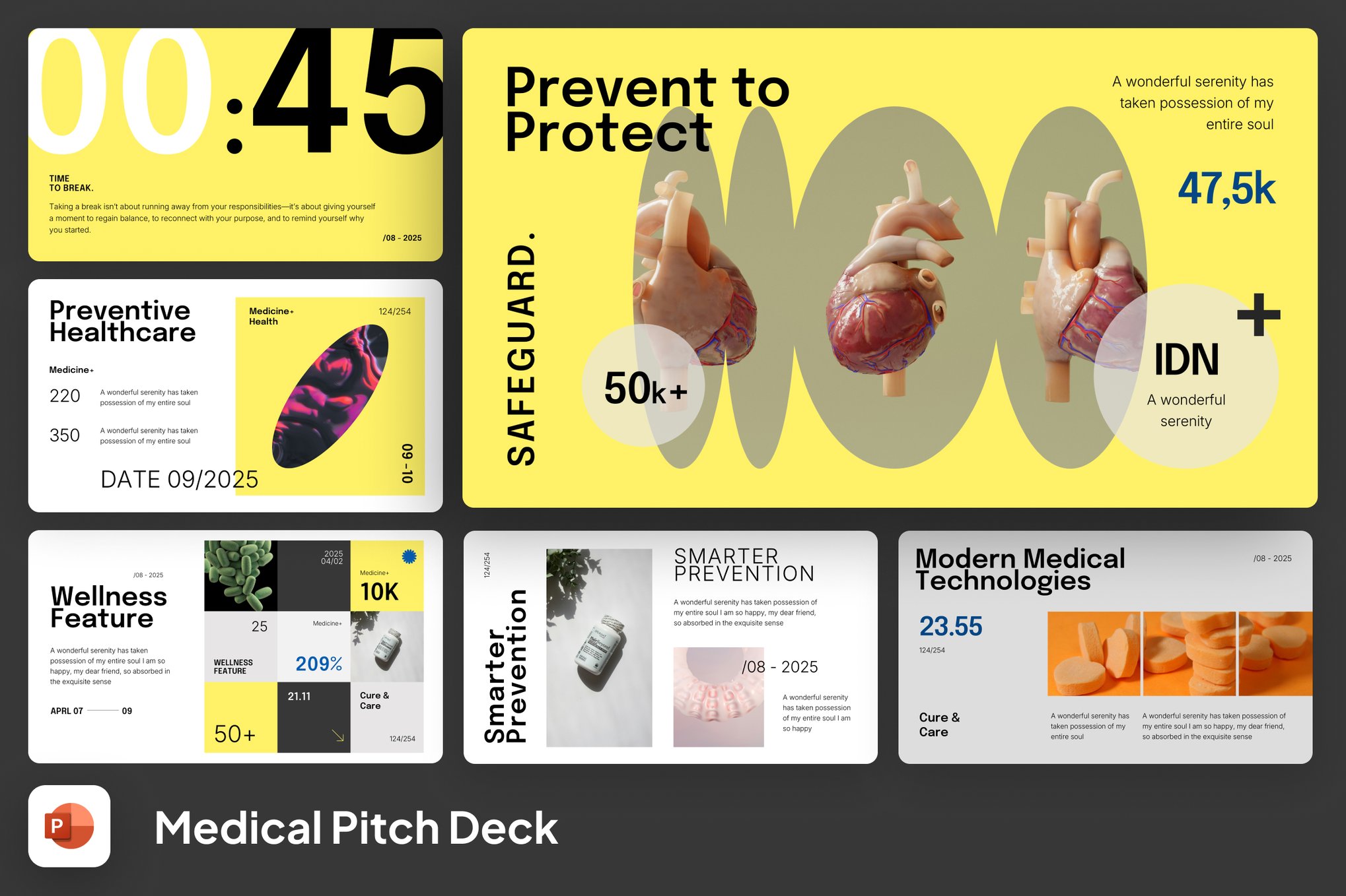 Medical Pitch Deck PowerPoint Template