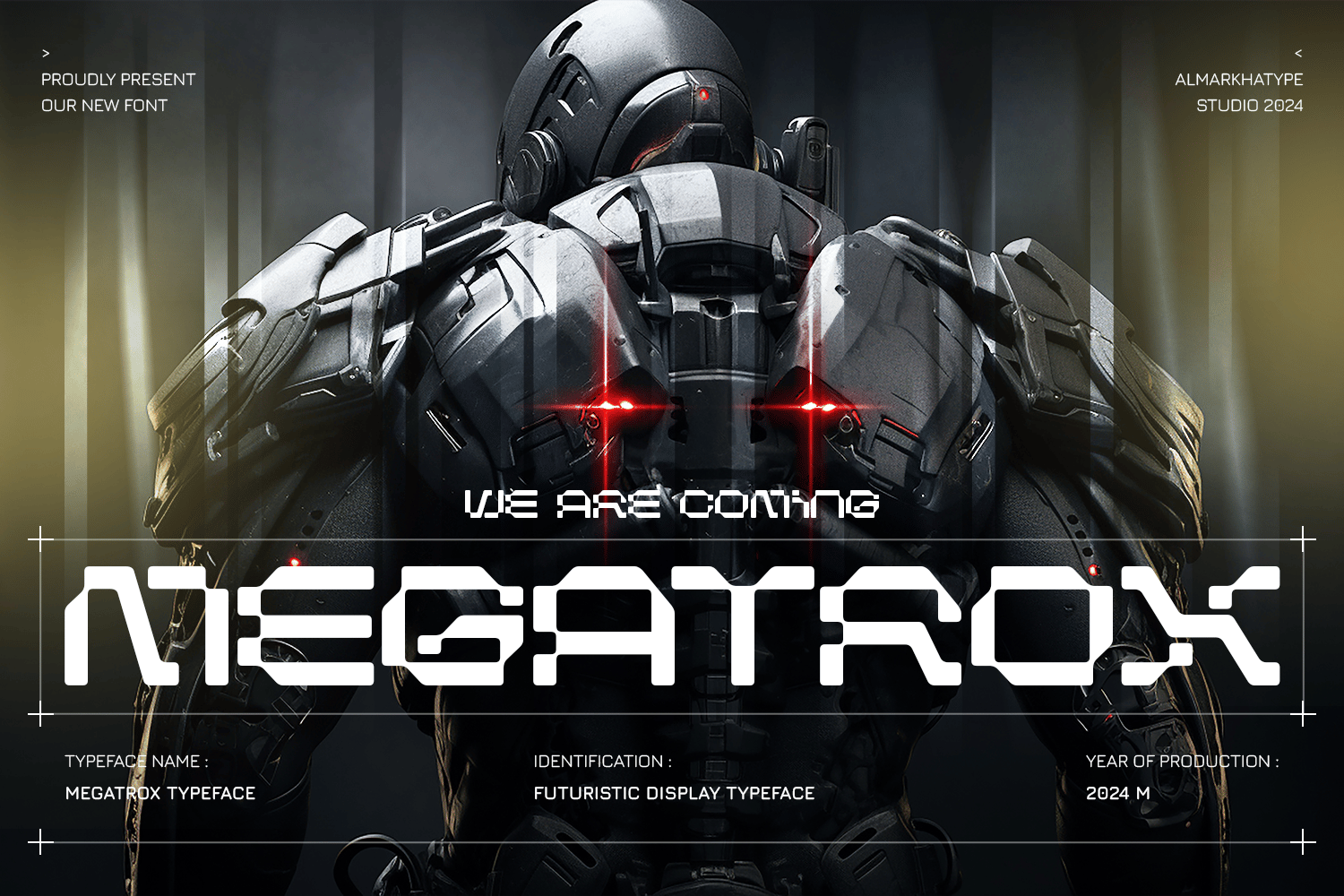 Megatrox - Mecha Robotic Font