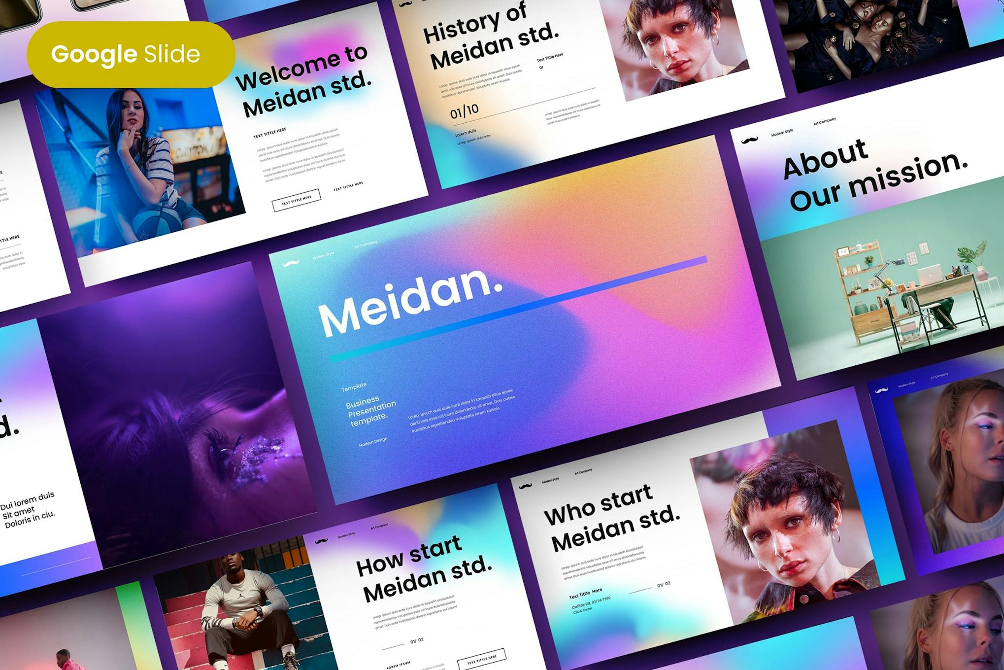 Meidan - Business Google Slide Template