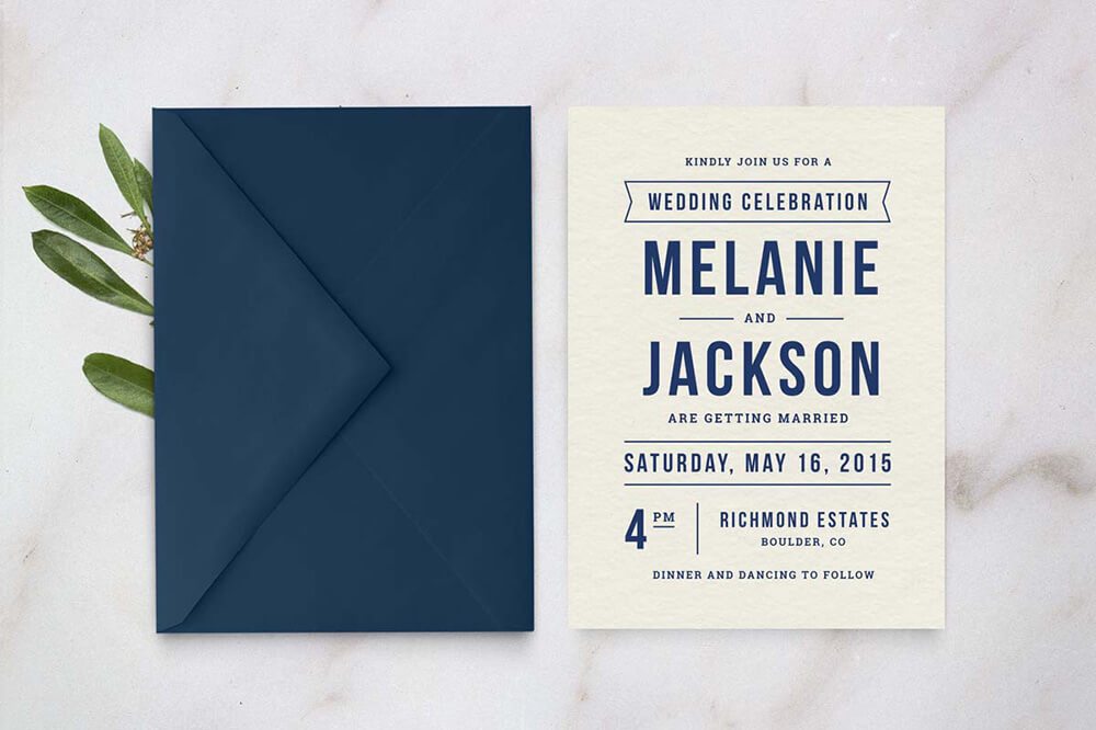 melanie_display-o 50 Wonderful Wedding Invitation & Card Design Samples design tips 