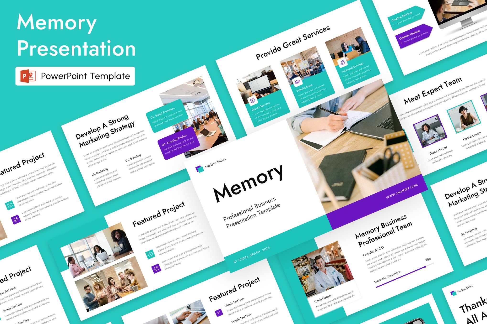 Memory - Business Presentation PowerPoint Template