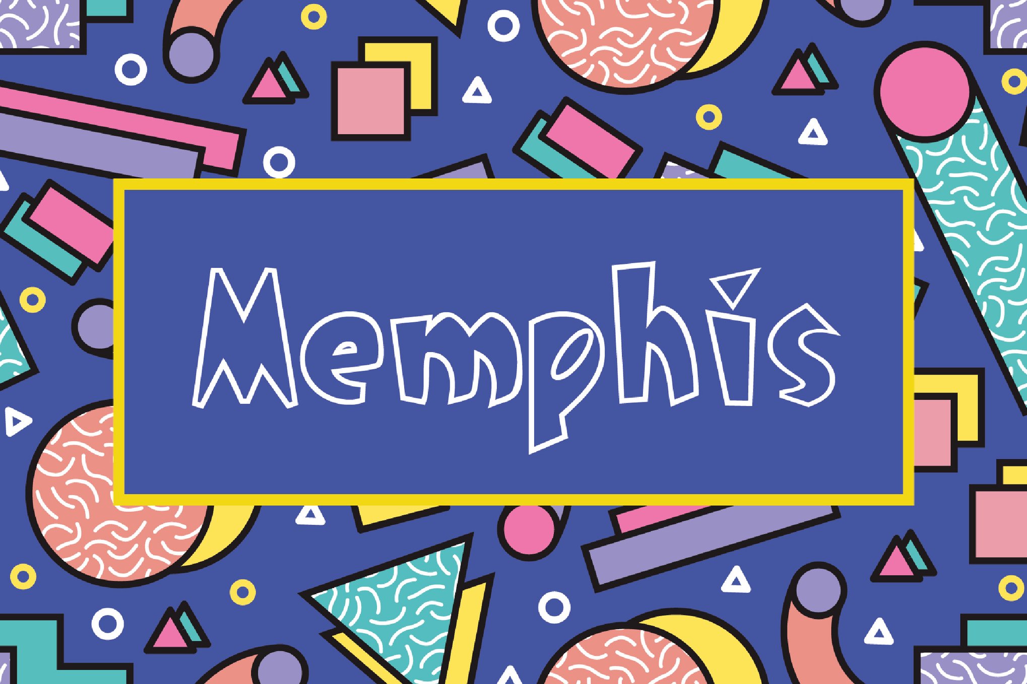 Memphis - Creative Display Font