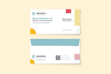 Second alternate image for Memphis Style Envelope Templates