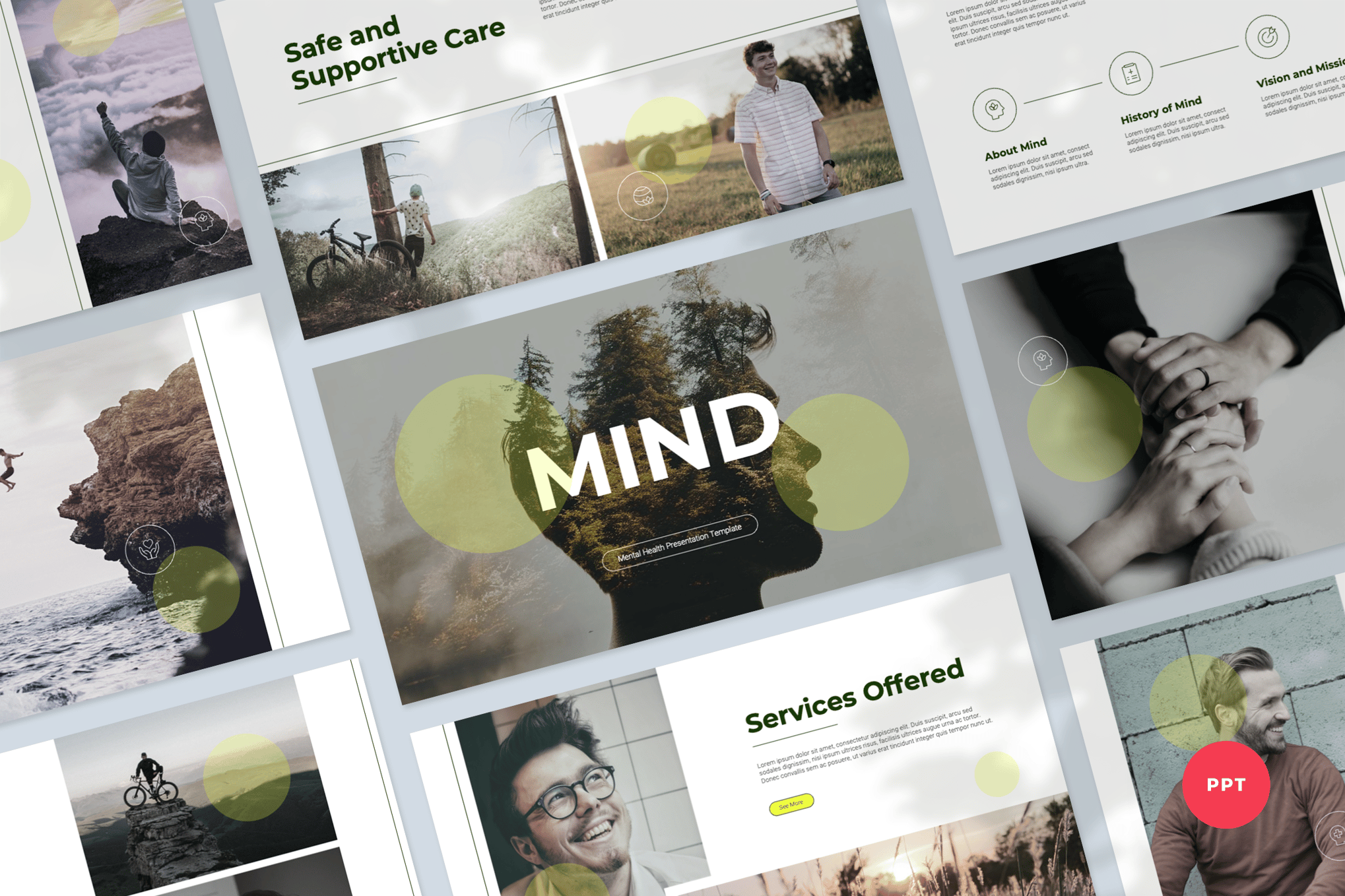 Mental Health Presentation PowerPoint Template