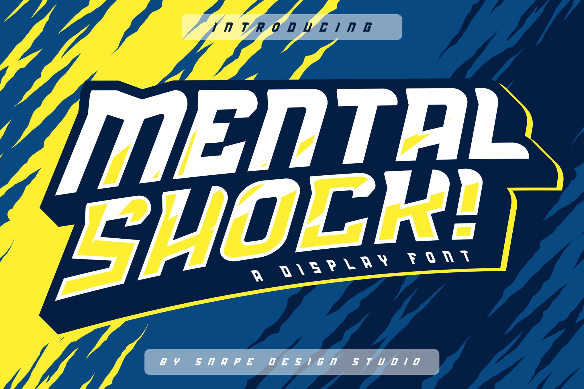 Mental Shock - Creative Action Font
