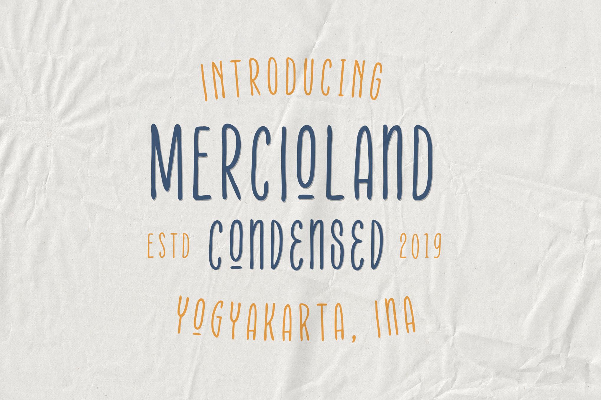 Mercioland - Condensed Italian Font