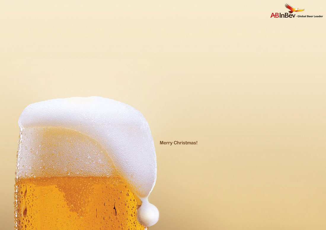 merry-beer 25 Clever and Funny Christmas Print Ads design tips 