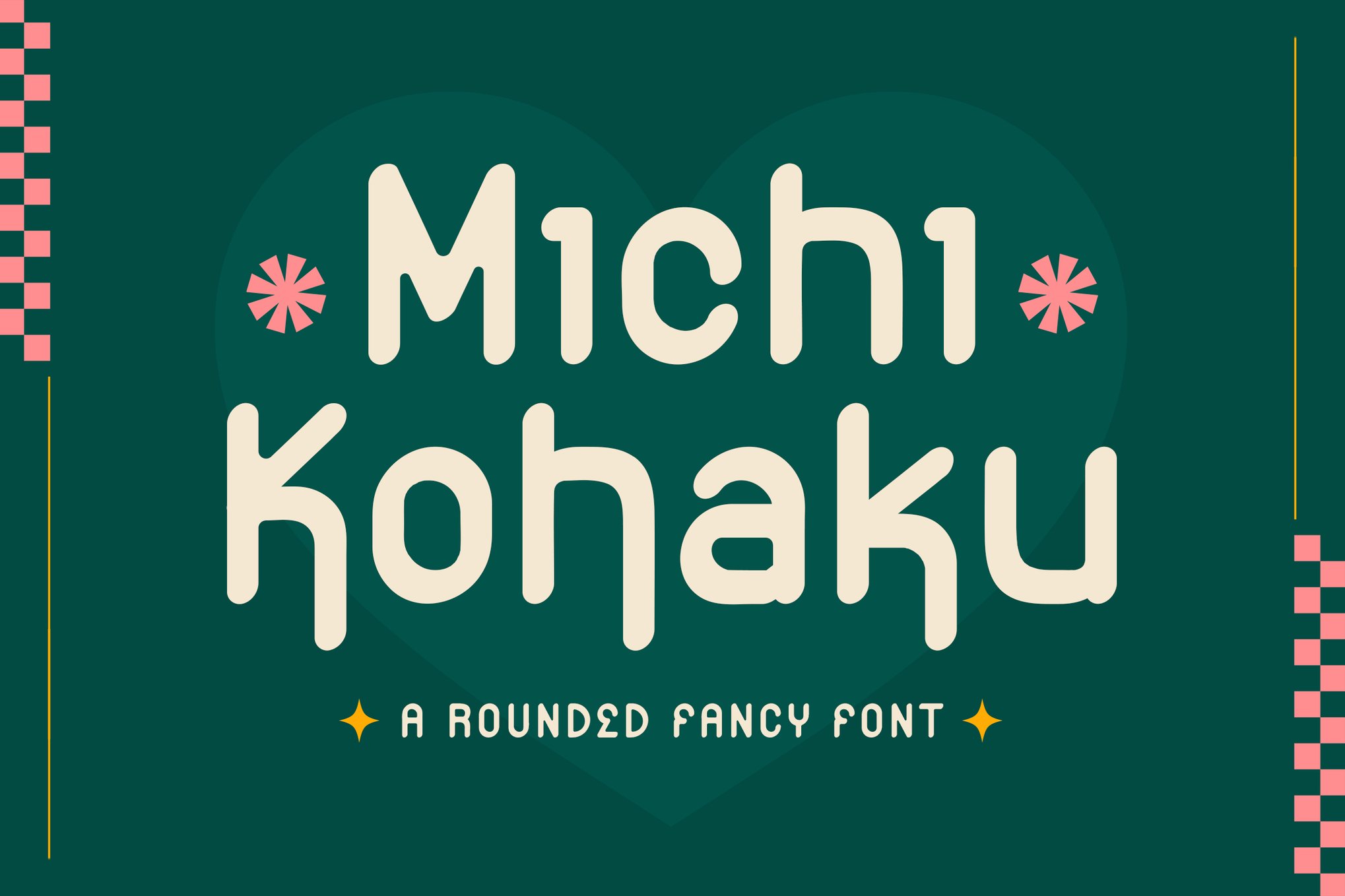Michi Kohaku - Fancy Kawaii Font