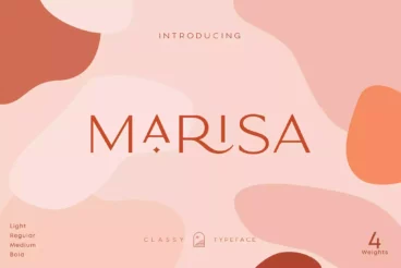 Classy Marisa Mid Century Font
