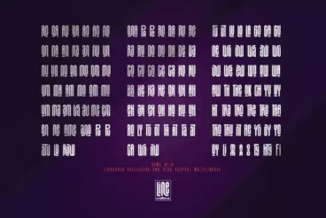 First alternate image for Mightyline Bold Condensed Font