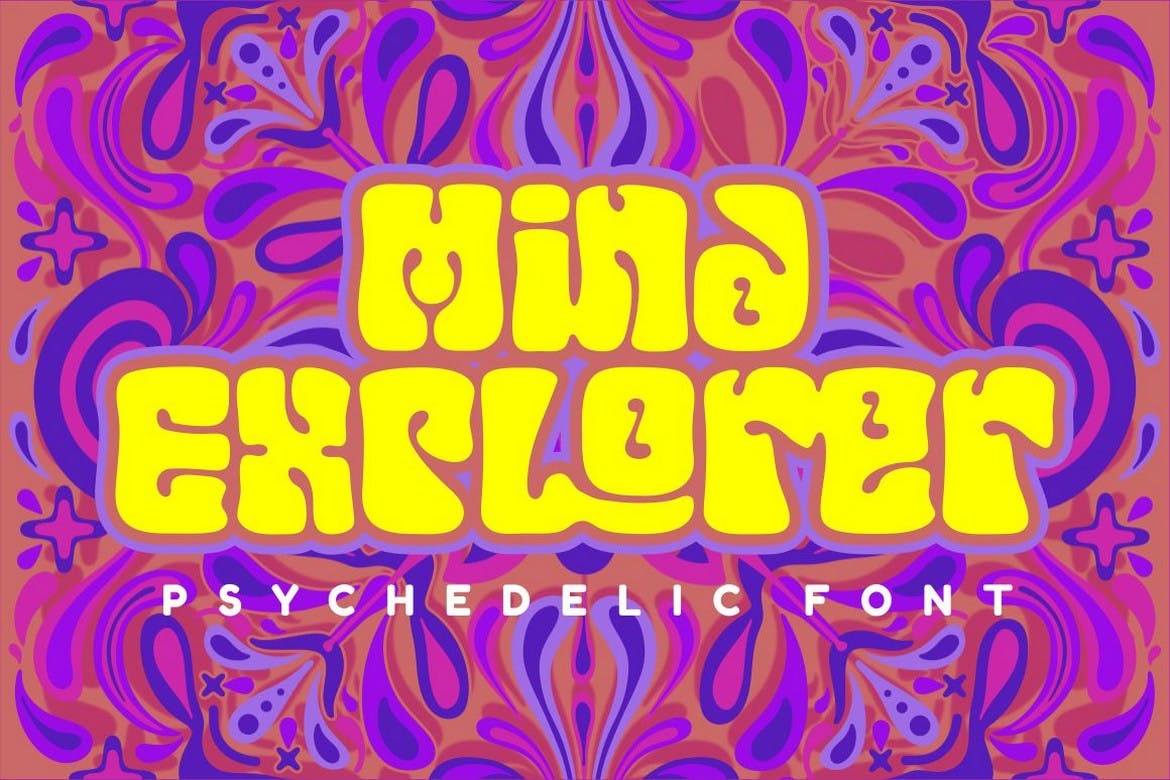 Mind Explorer - Psychedelic Funky Font