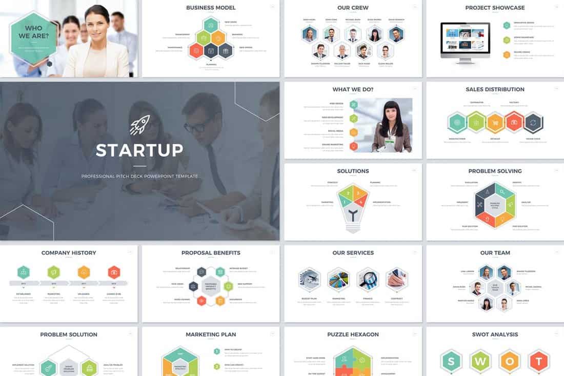 minimal-Startup Pitch Deck Template For PowerPoint