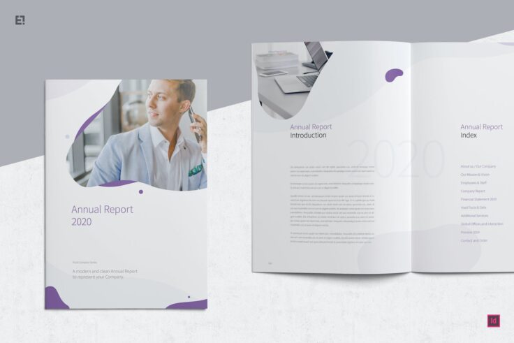 View Information about Minimal Annual Report Template