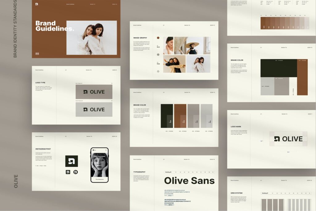 65+ Best Brand Manual & Style Guide Templates 2024 (Free + Premium ...