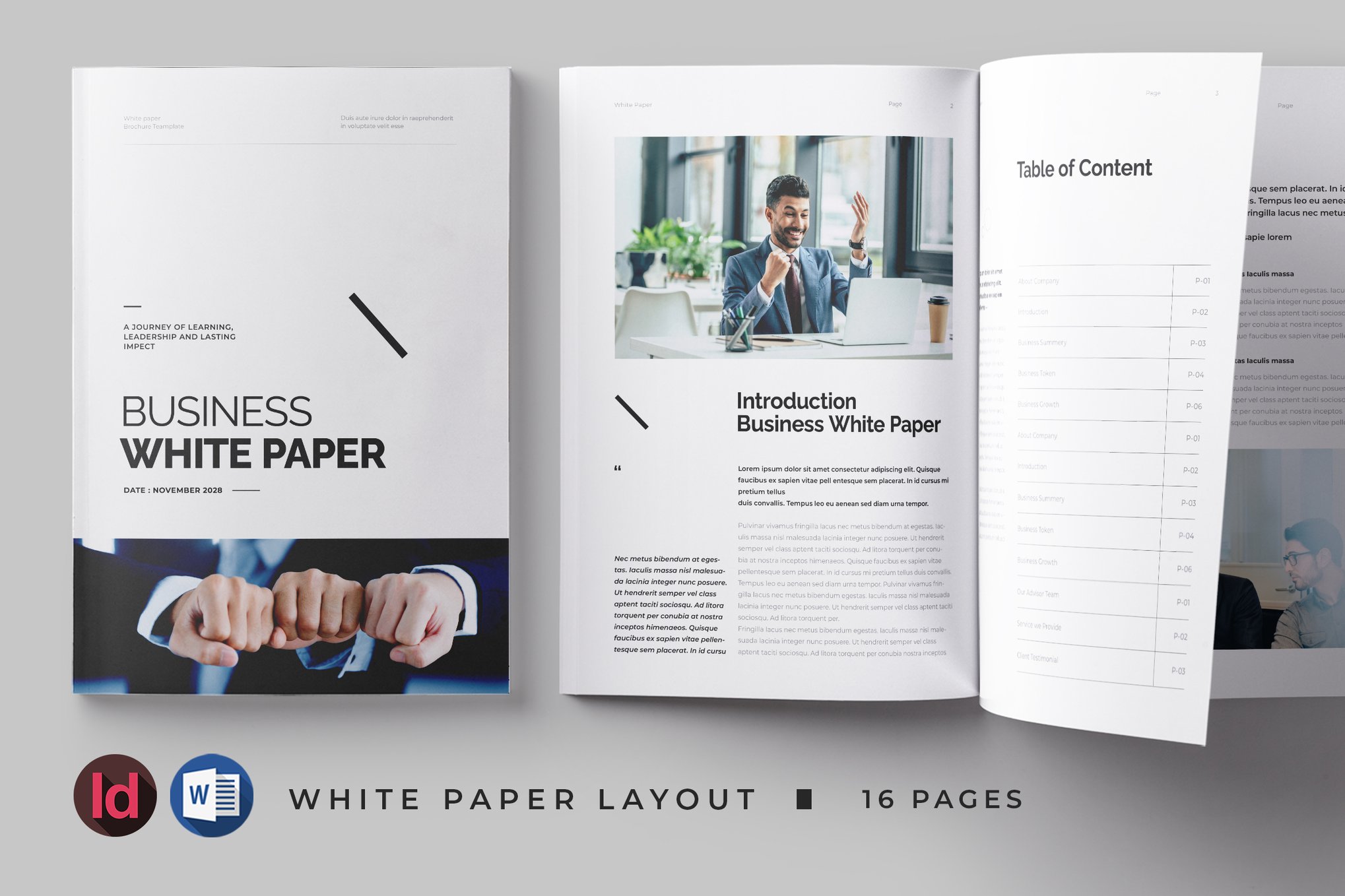 Minimal Business White Paper Template