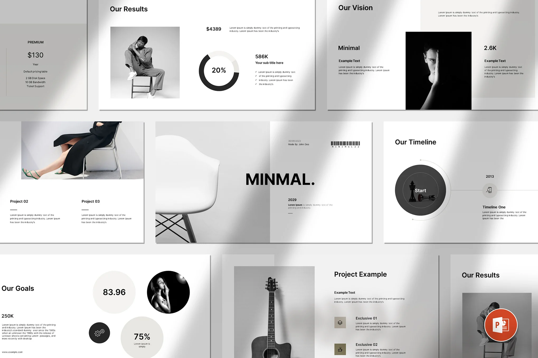 Minimal PowerPoint Presentation Template