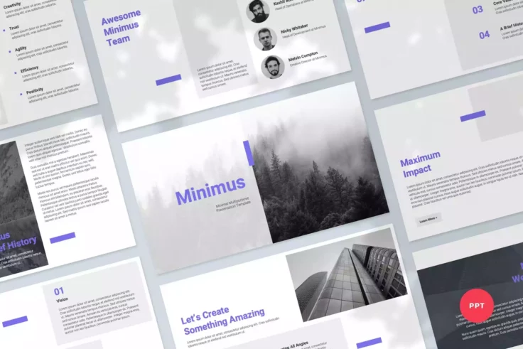 View Information about Minimus Simple PowerPoint Template