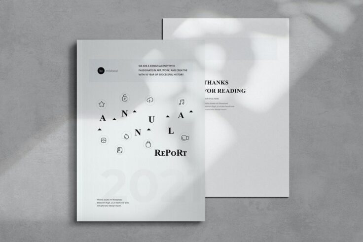 View Information about Minimalist Annual Report InDesign Template