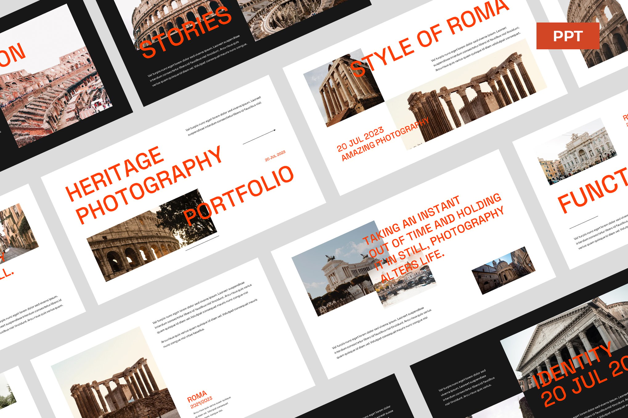 Minimalist Heritage History PowerPoint Template