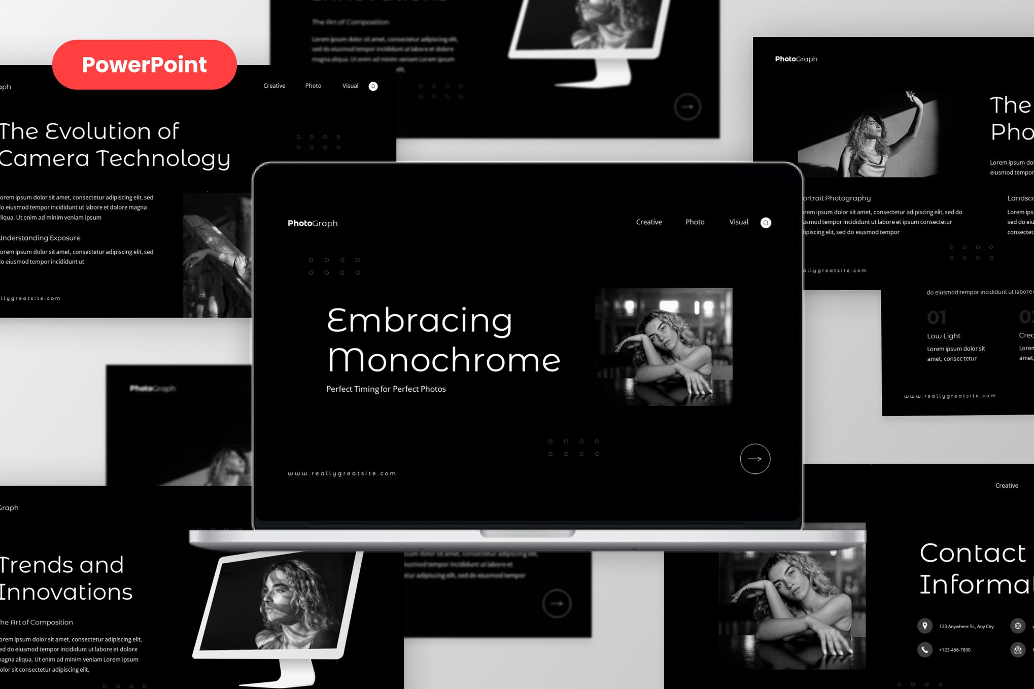 Minimalist Photography PowerPoint Template