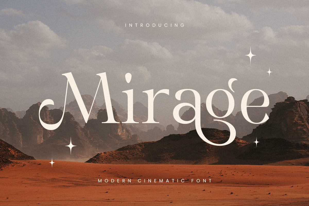 Mirage - Modern Cinematic Font