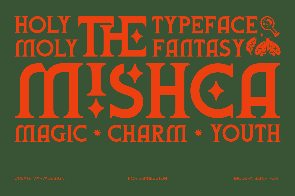 Mishca - Egyptian Style Serif Font