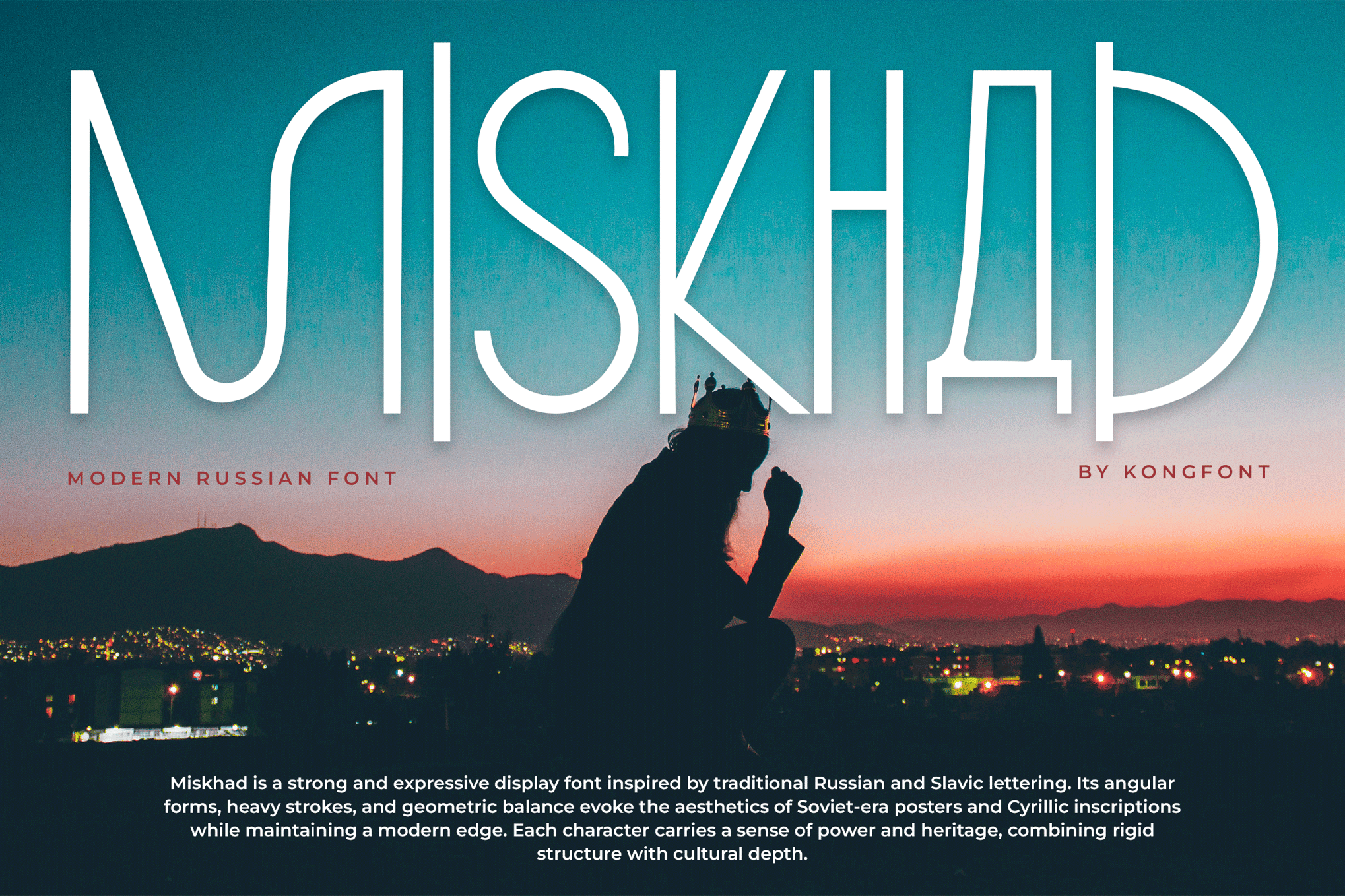 Miskhad - Modern Russian Font