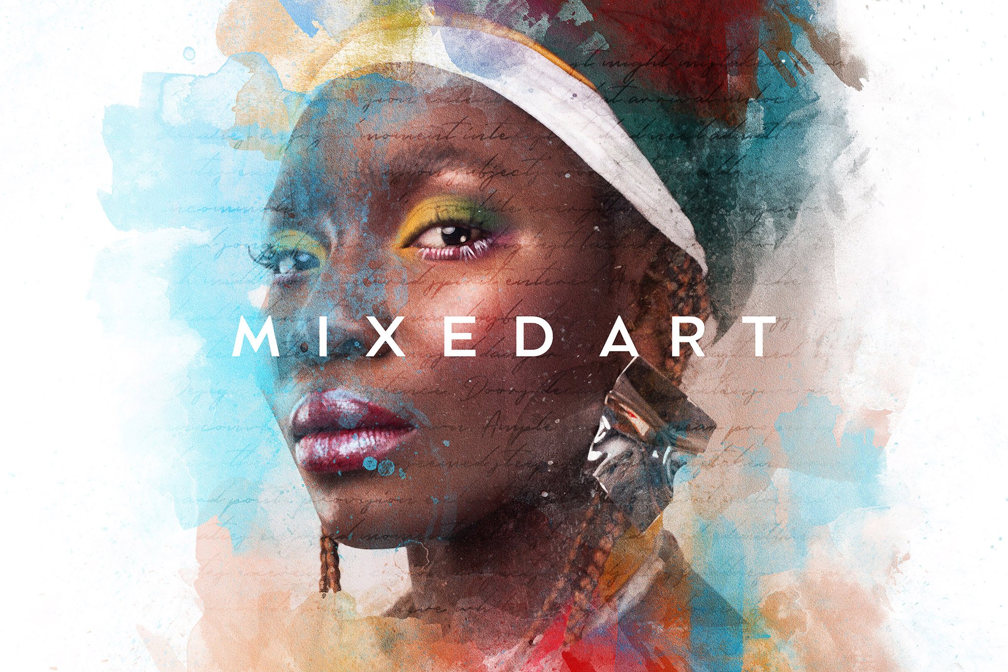 Mixed Art Photo Filter for Photoshop