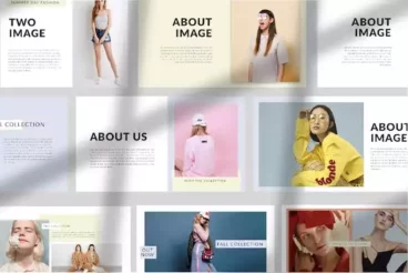 First alternate image for Model Fashion Keynote Template