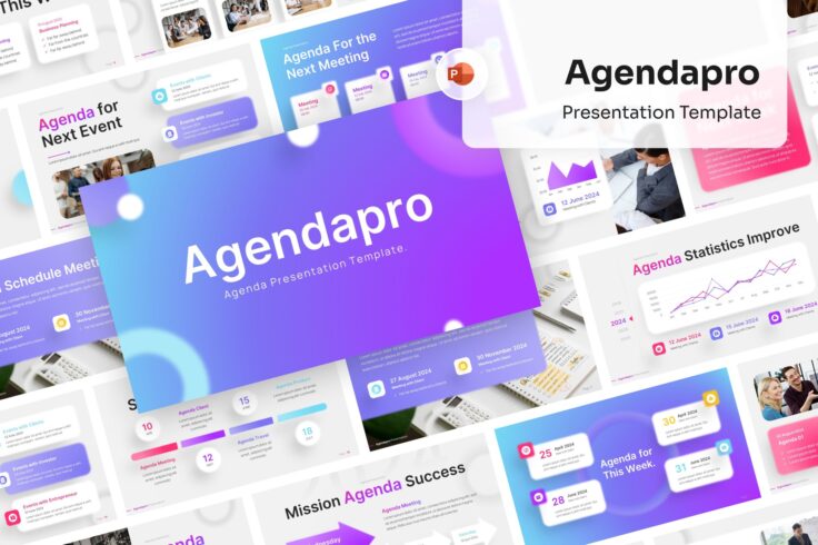 25+ Slide & Templat Agenda Terbaik untuk PowerPoint - desainae.com
