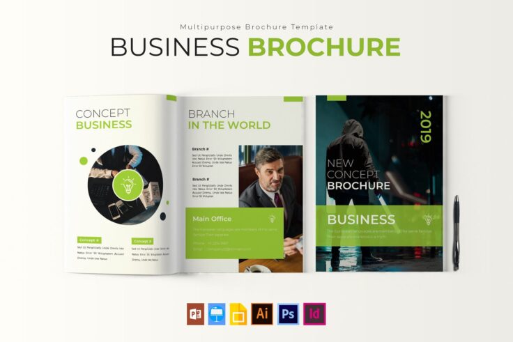 View Information about Modern Business Brochure & Report Template