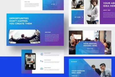 First alternate image for Modern Business Event Proposal Powerpoint Template