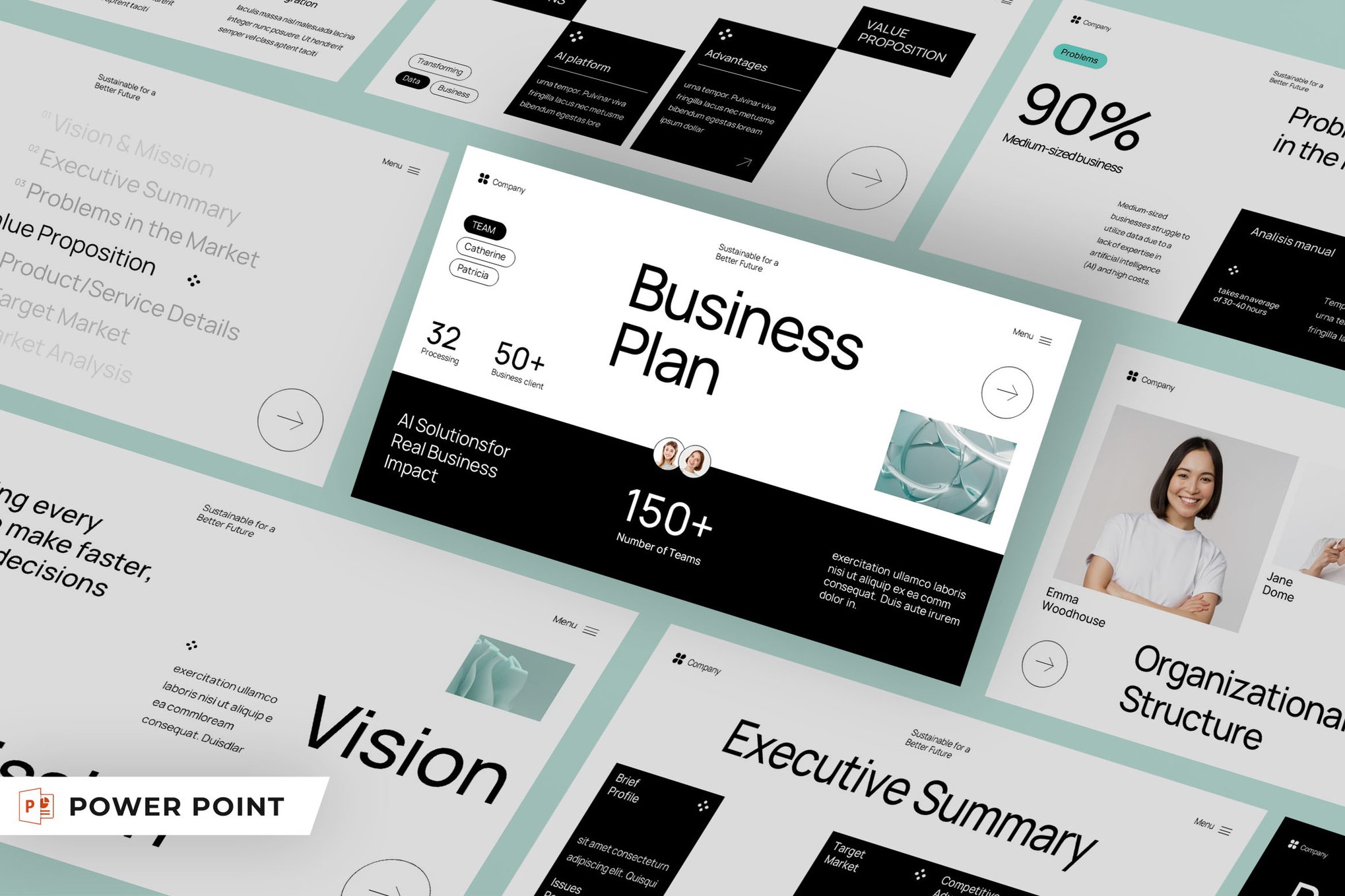 Modern Business Plan PowerPoint Tempalte