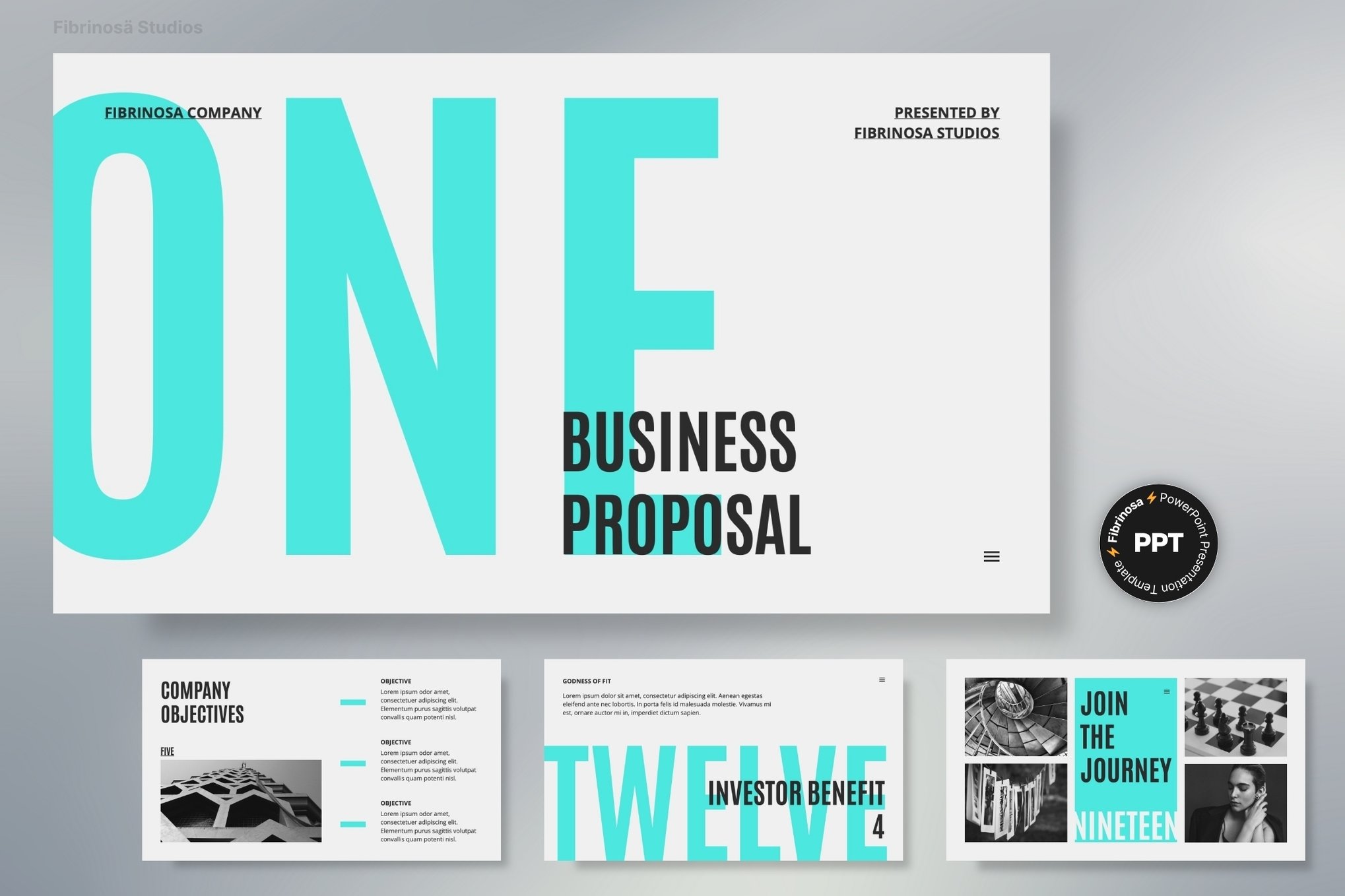 Modern Business Proposal Keynote Template