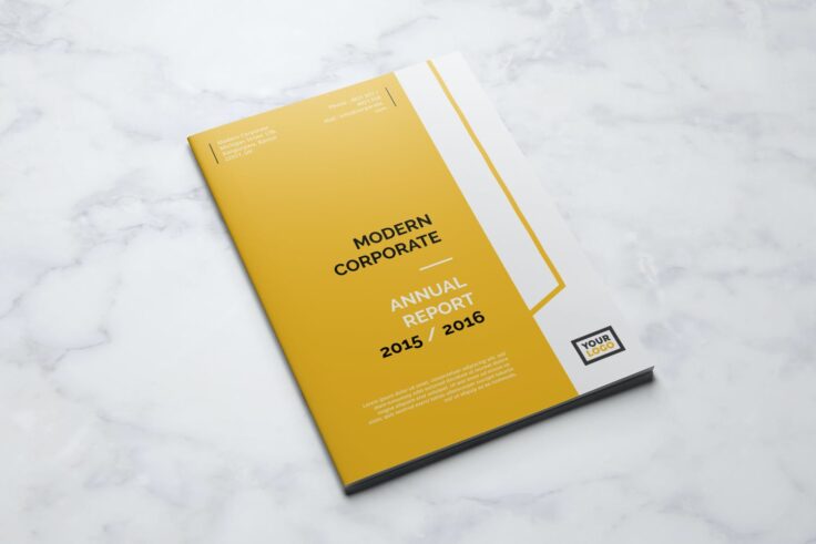 View Information about Modern Corporate Annual Report Template