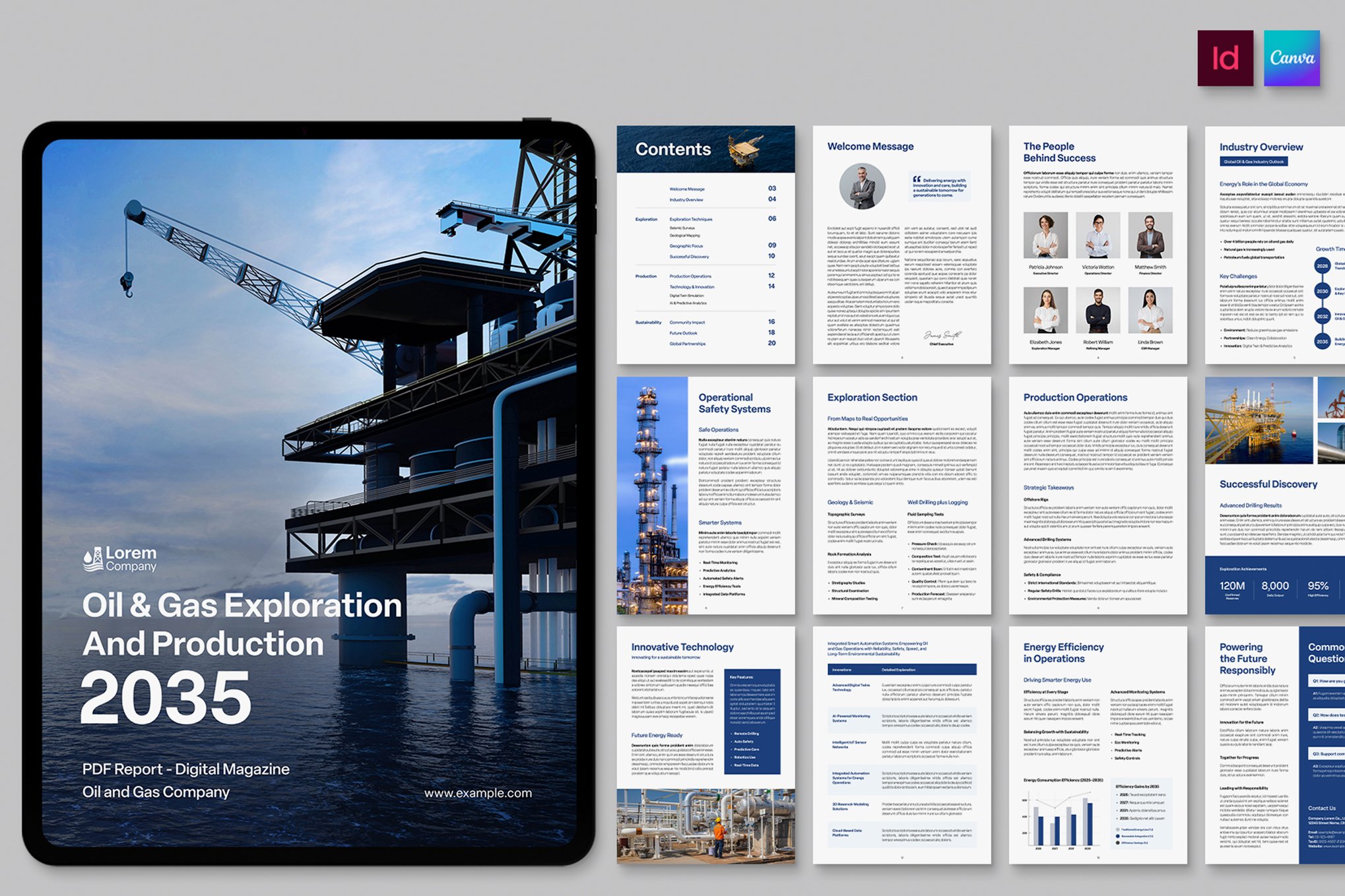 Modern Digital White Paper & Ebook Template