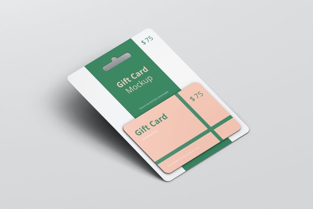 40+ Gift Card Mockup Templates (Free & Pro) | Design Shack