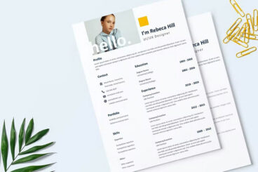 Free CV template Download & CV templates 2024