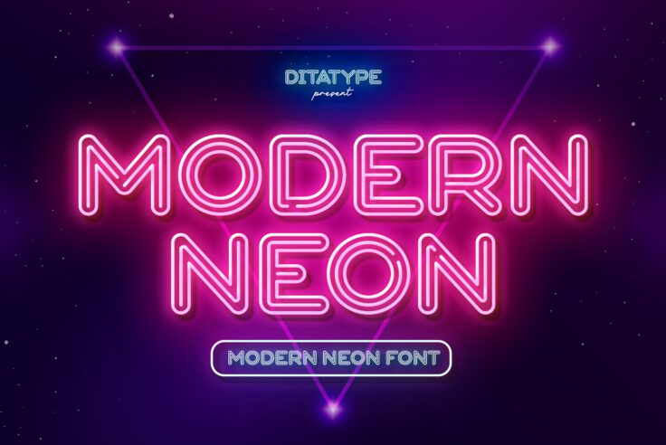 25+ Best Neon Sign Fonts | Design Shack