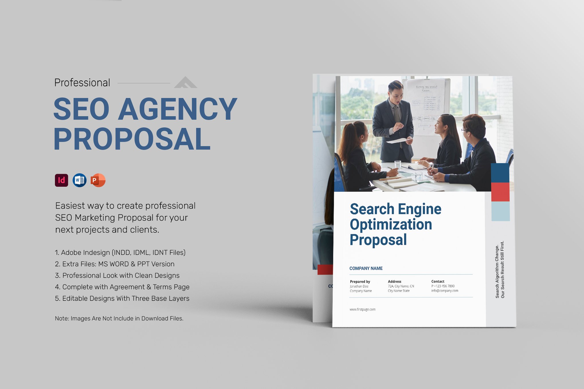 Modern SEO Marketing Proposal Template