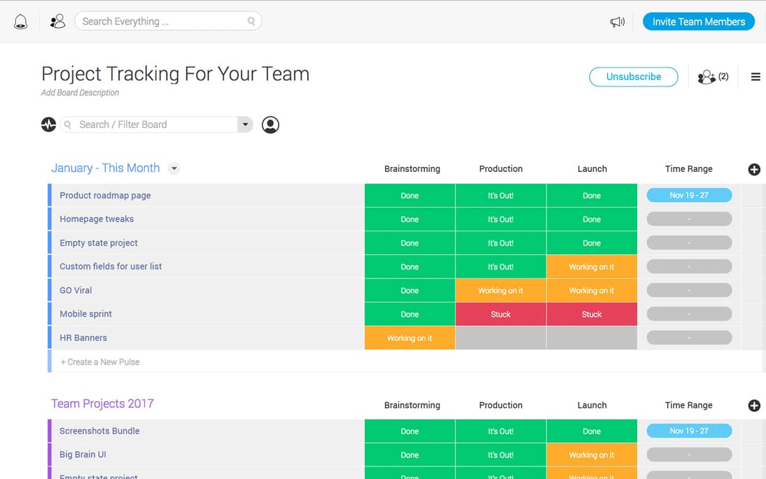 monday team management