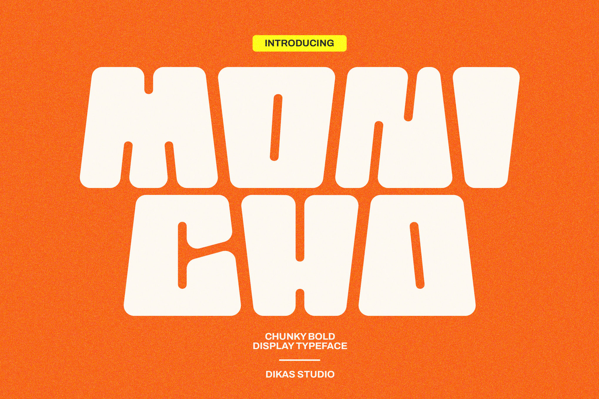 Monicho - Chunky Thick Font