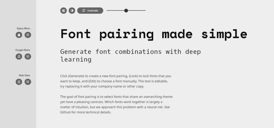 monospace font pair