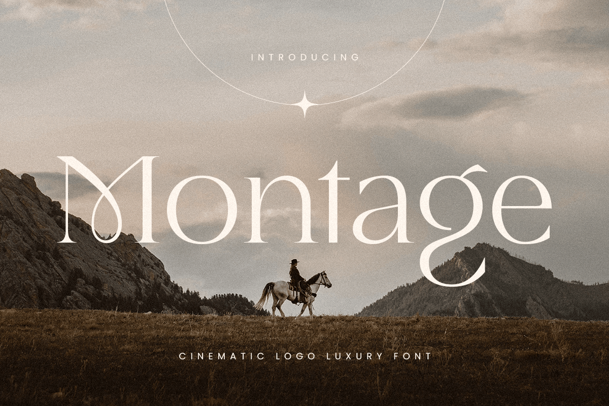 Montage - Cinematic Luxury Font