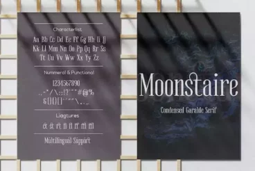 First alternate image for Moonstaire Modern Condensed Font