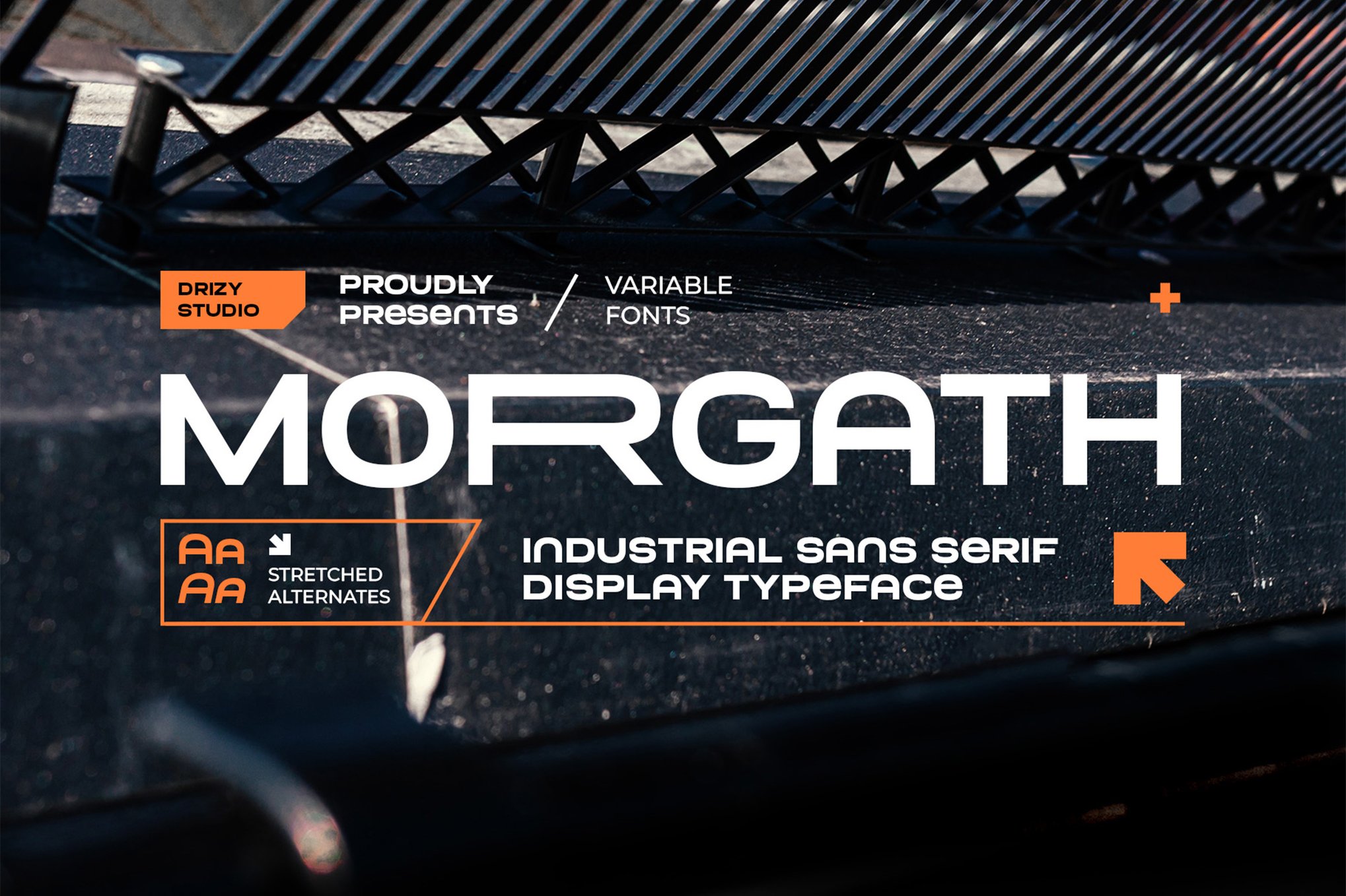 Morgath - Industrial Small Caps Font